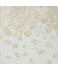 Tropical Flower Rain Almond Wallpaper Mural 1