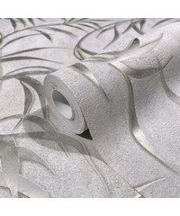Urban Textures Wallpaper Leaf Warm Grey 34286