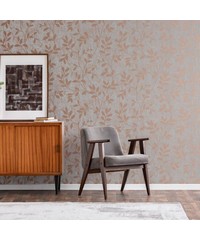 Vittorio Milan Trail Grey/Rose Gold Wallpaper