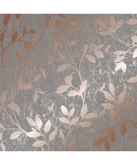 Vittorio Milan Trail Grey/Rose Gold Wallpaper