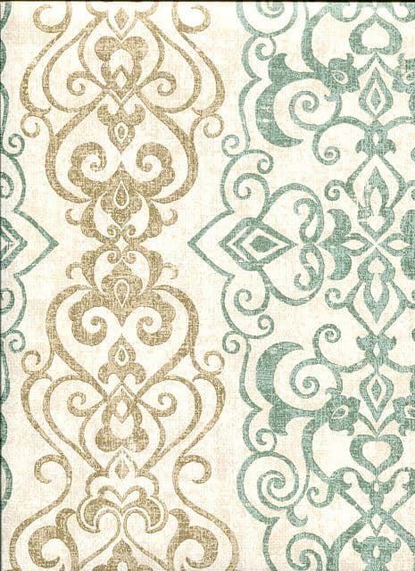 Alhambra Wallpaper Sultan Stripe 2618-21346 By Kenneth James For Portfolio