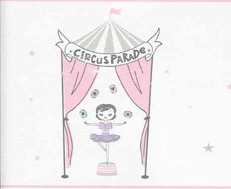 Alice & Paul Circus Parade Border AEP28095316 AEP 2809 53 16 By Casadeco