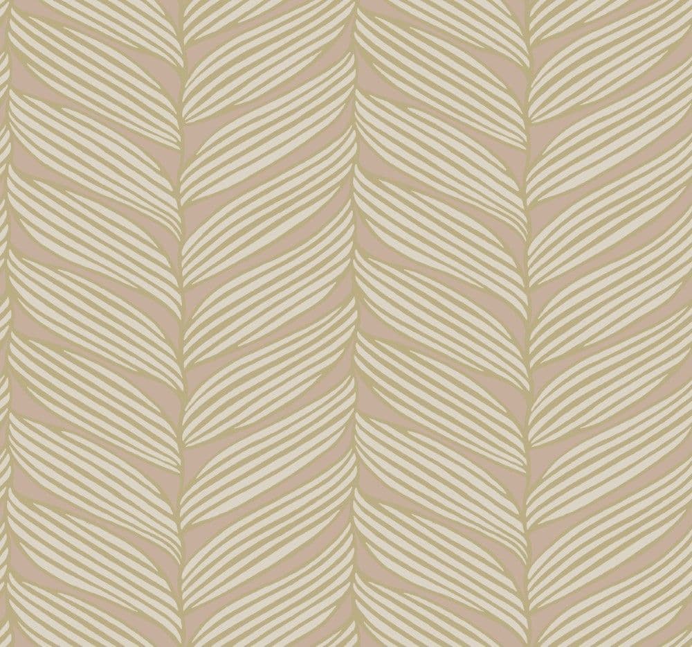 Antonina Vella Modern Metals Second Edition Wallpaper Luminous Leaves MD7161 By York Designer Series