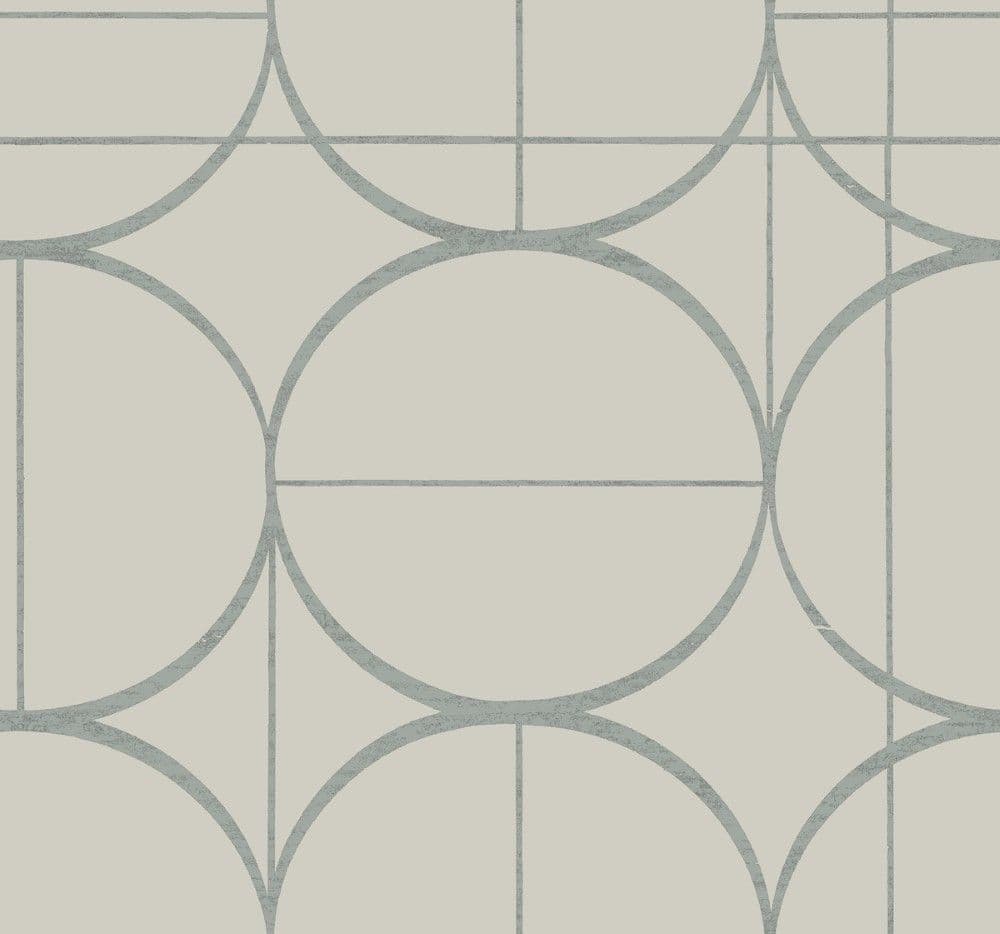 Antonina Vella Modern Metals Second Edition Wallpaper Sun Circles MD7201 By York Designer Series For