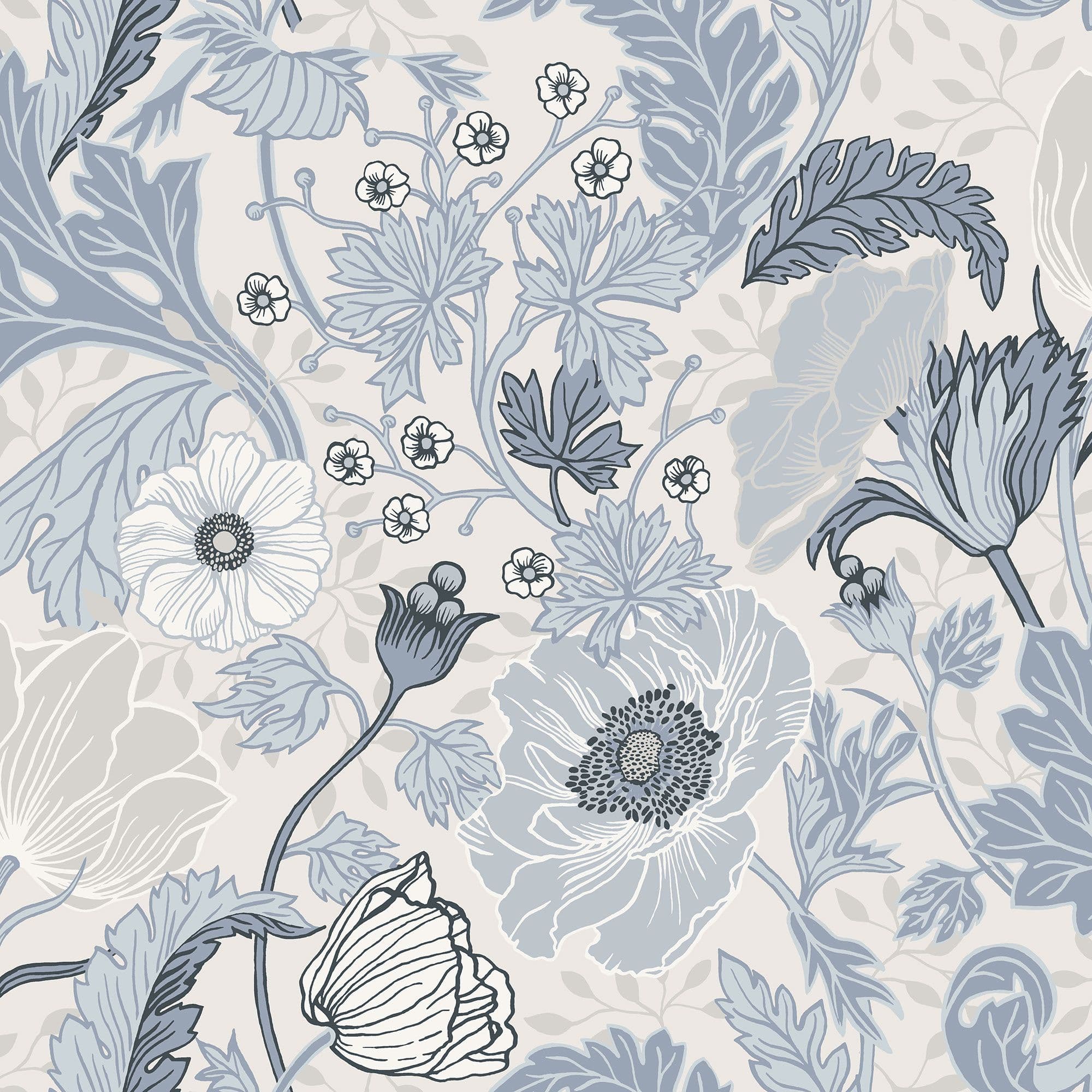 Apelviken Wallpaper Anemone 44101 By Midbec For Galerie