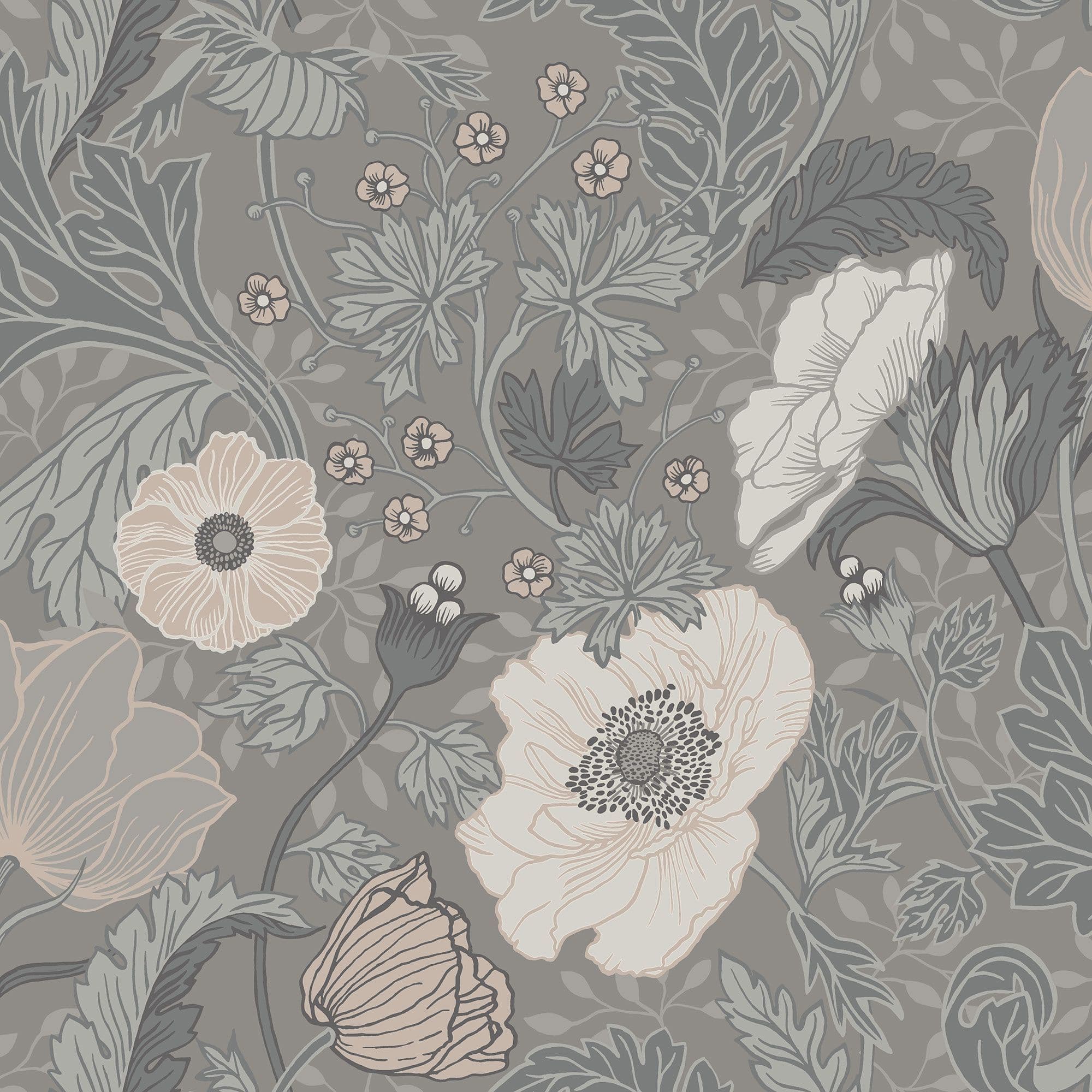 Apelviken Wallpaper Anemone 44102 By Midbec For Galerie