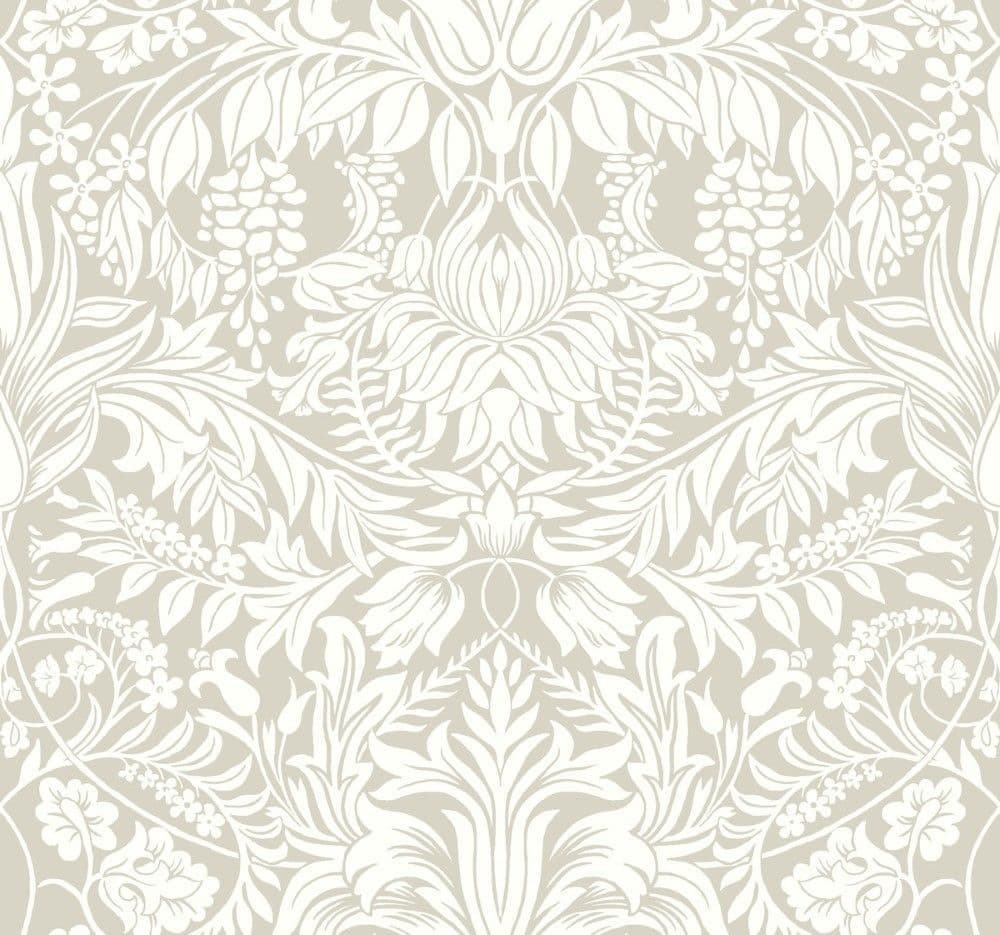 Arts & Crafts Ronald Redding Designs Wallpaper Lockwood Damask AC9194 By York For Dixons