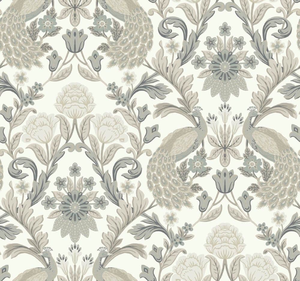 Arts & Crafts Ronald Redding Designs Wallpaper Plume Dynasty AC9102 By York For Dixons