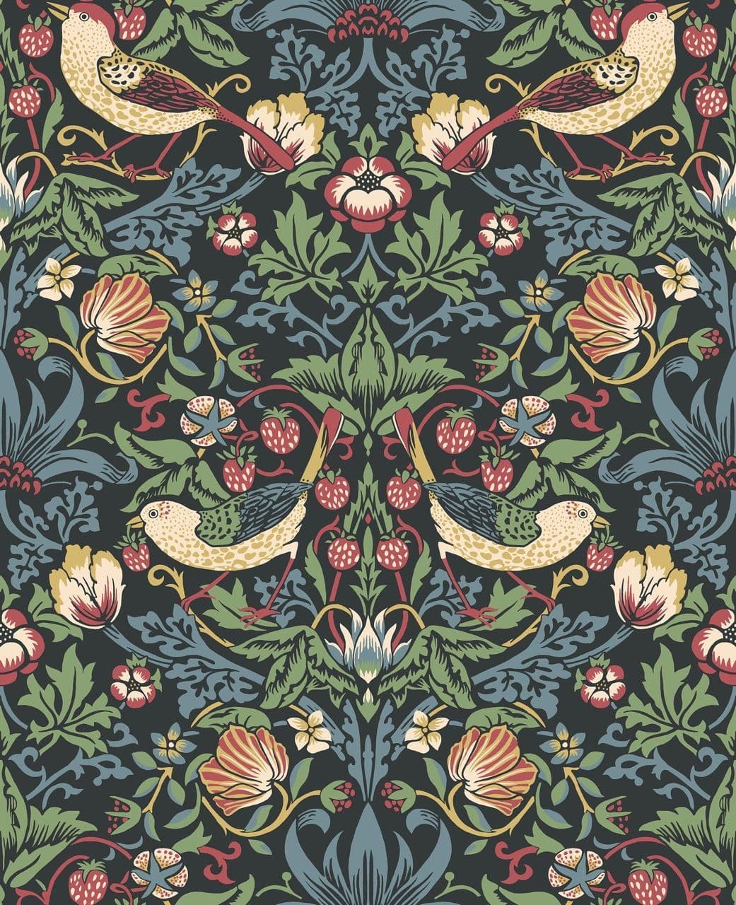 Arts & Crafts Wallpaper Page 1, 2 ET11210 Fragaria Garden By Seabrook Designs For Galerie