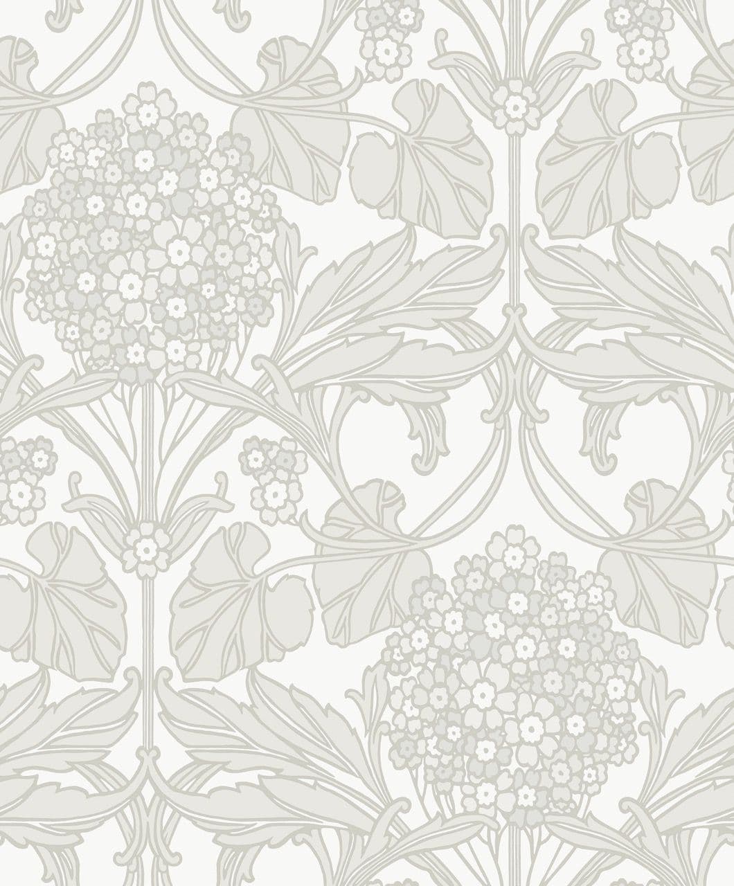 Arts & Crafts Wallpaper Page 19 ET12106 Floral Hydrangea By Seabrook Designs For Galerie