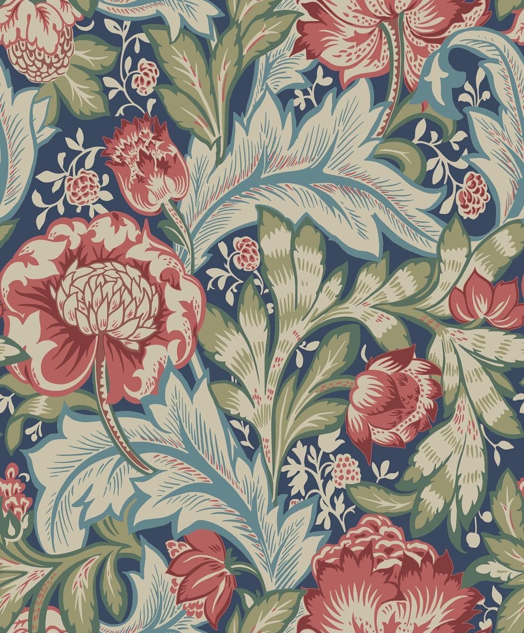 Arts & Crafts Wallpaper Page 21 ET12302 Acanthus Garden By Seabrook Designs For Galerie