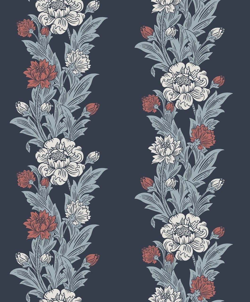 Arts & Crafts Wallpaper Page 42 ET12712 Blooming Stripe By Seabrook Designs For Galerie