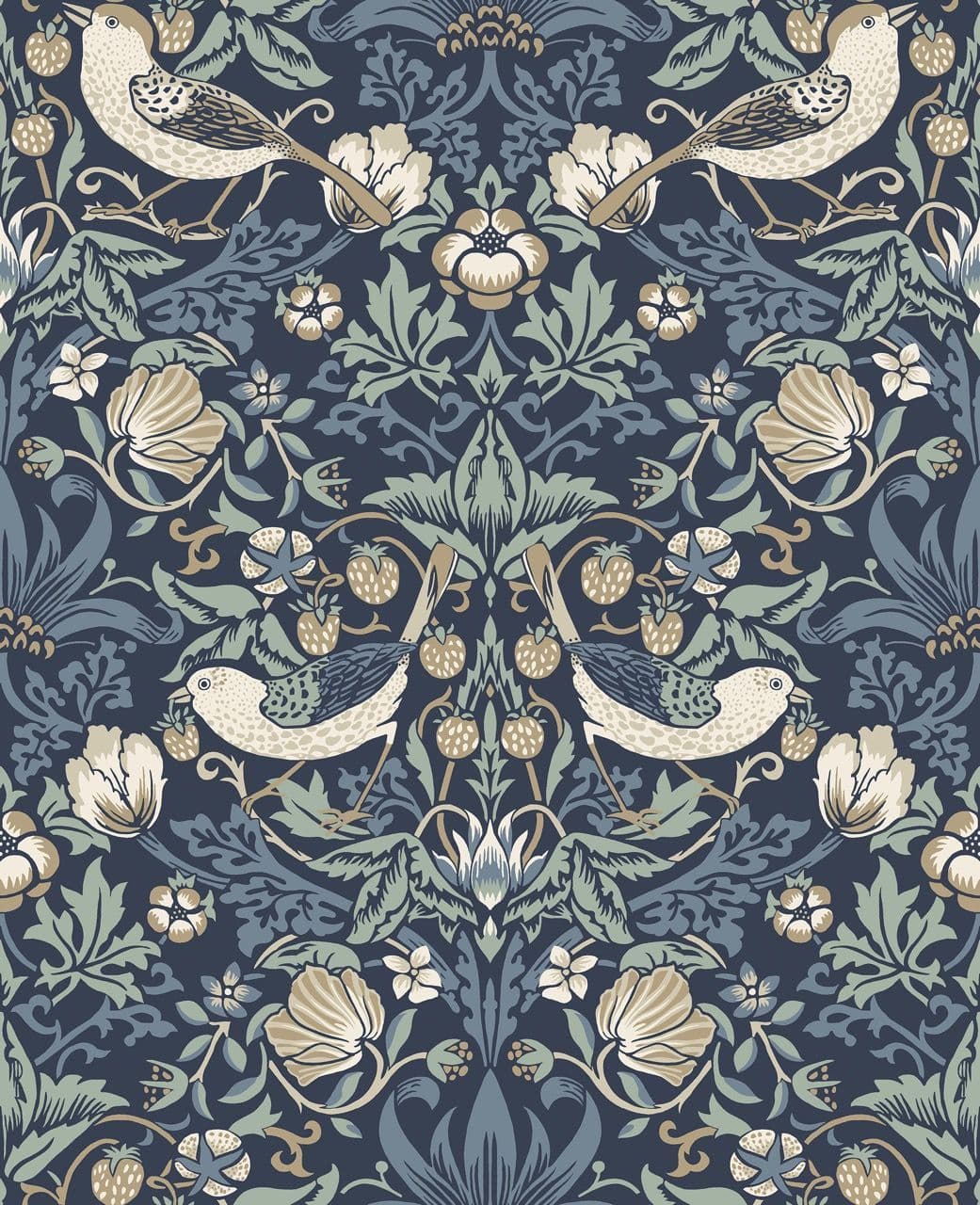 Arts & Crafts Wallpaper Page 5 ET11212 Fragaria Garden By Seabrook Designs For Galerie