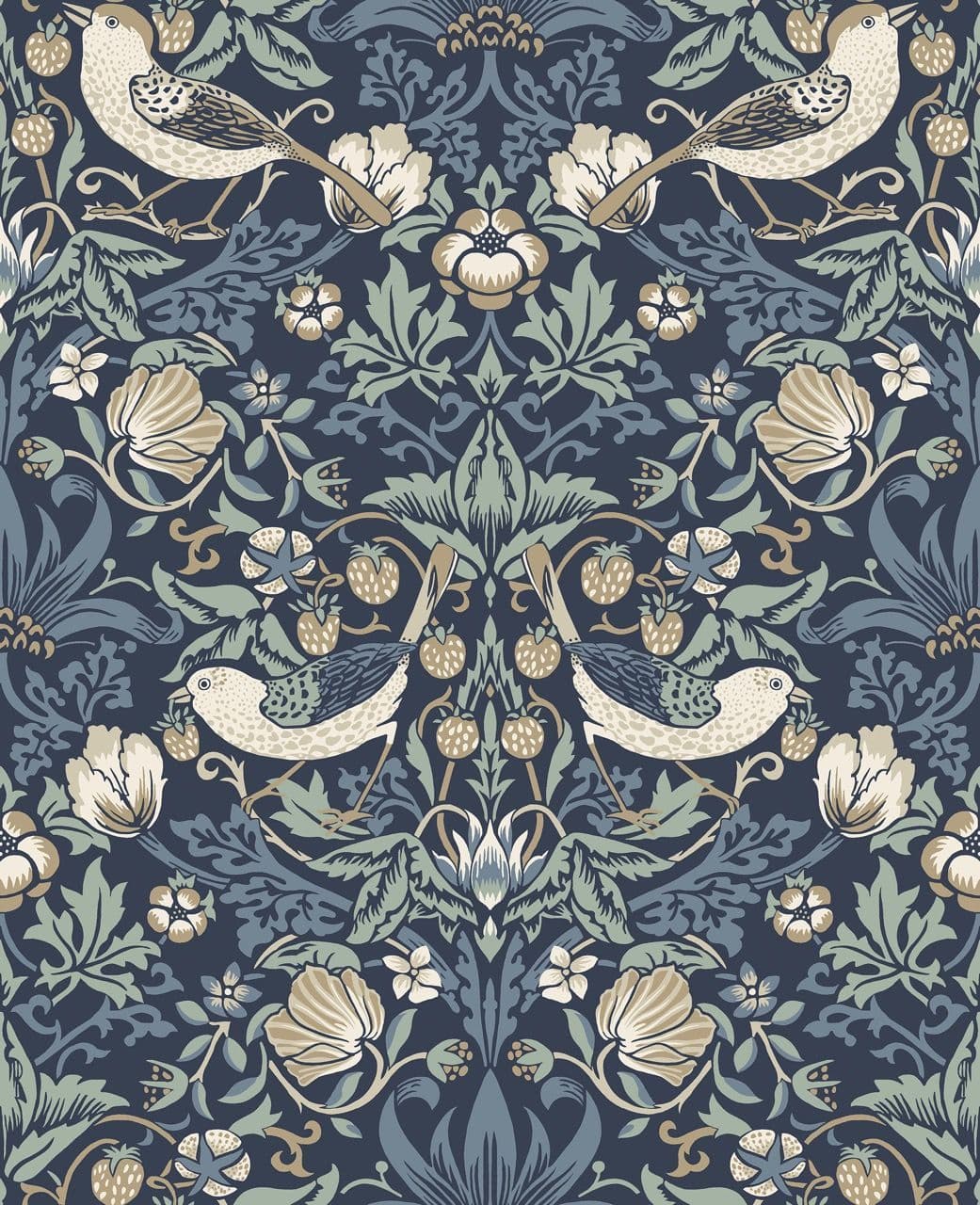 Arts & Crafts Wallpaper Page 5 ET11212 Fragaria Garden By Seabrook Designs For Galerie