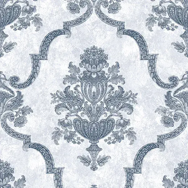 Azulejo Porto Chalky Blue Wallpaper Page 29 26859 By Hohenberger For Galerie