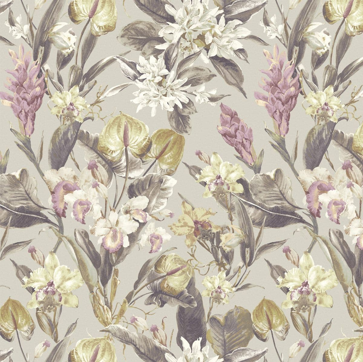Bellagio Sketch Twenty 3 Wallpaper Florence Zinc Orchid BE01512 BEO1512 By Tim Wilman