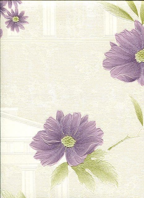 Botanica Wallpaper Rome Plum 32-470 By Graham & Brown