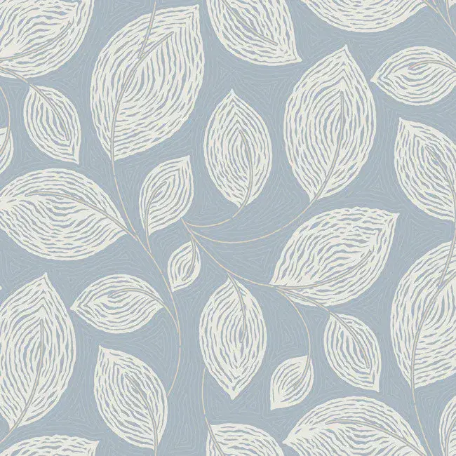 Candice Olson Casual Elegance Wallpaper EV3925 Contoured Leaves By York Wallcoverings For Dixons Exc