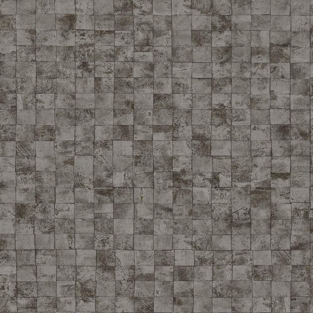 Capri SketchTwenty3 Wallpaper Mosaic Silver/Black CP00716 By Tim Wilman