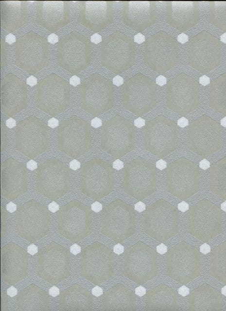 Decadence SketchTwenty3 Wallpaper Honeycomb Khaki DC00171 By Tim Wilman