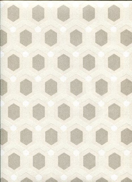 Decadence SketchTwenty3 Wallpaper Honeycombe Beige DC00174 By Tim Wilman