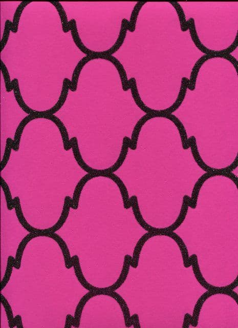 Decadence SketchTwenty3 Wallpaper Marrakesh Fuchsia DC00156 By Tim Wilman