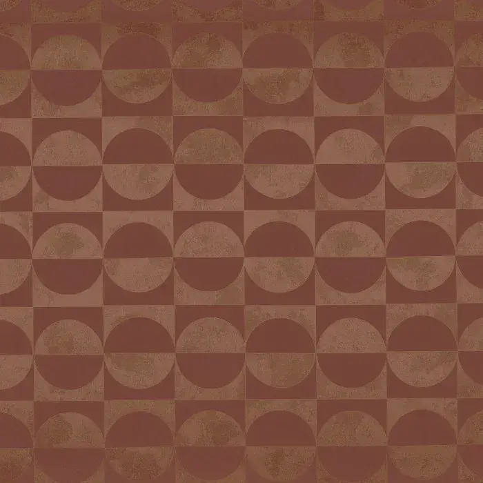 Delta Wallpaper Circles Terracotta 74591324 or 7459 13 24 By Casamance