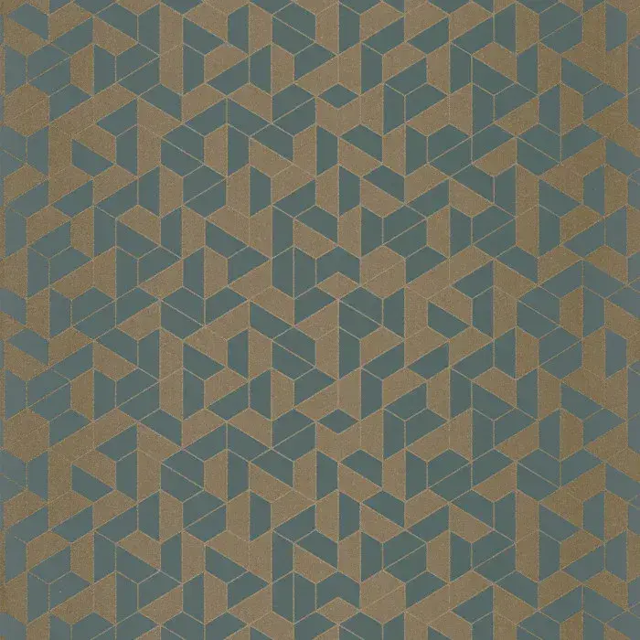 Delta Wallpaper Mosaic Vert De Gris 74580204 or 7458 02 04 By Casamance