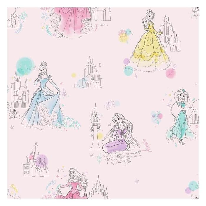 Disney Princess Wallpaper DI0969 By York For Dixons Exclusive