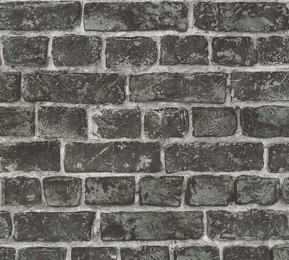 Elements Stone Brick Wallpaper 30682-2 By A S Creation
