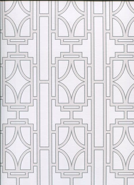 Empress Empire Lattice Wallpaper 2669-21745 By Deacon House for Brewster Fine Decor