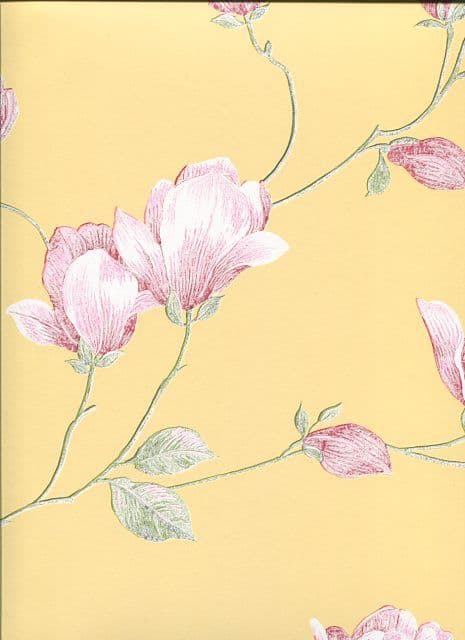 English Florals Wallpaper G34328 By Galerie