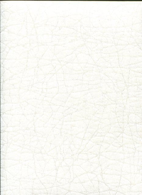 Era Wallpaper ER19012 Plain Crackle White By DecoPrint For Galerie