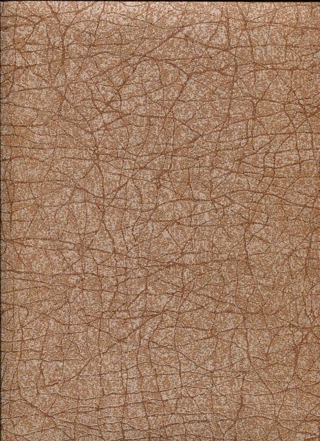 Era Wallpaper ER19015 Plain Crackle Copper By DecoPrint For Galerie