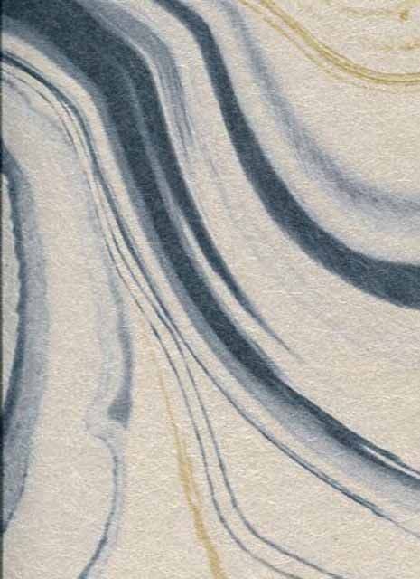 Era Wallpaper Wall Panel ERD19062 Marble Blue/Beige By DecoPrint For Galerie