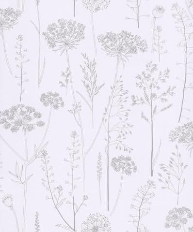 Evergreen Wallpaper Carex Silver EVE103 or EVE 103 By Zoom For Colemans