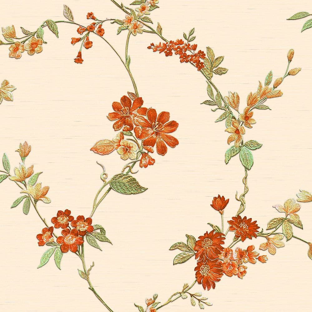 Fabric Touch Flower Wallpaper FT221211 By Design id For Colemans