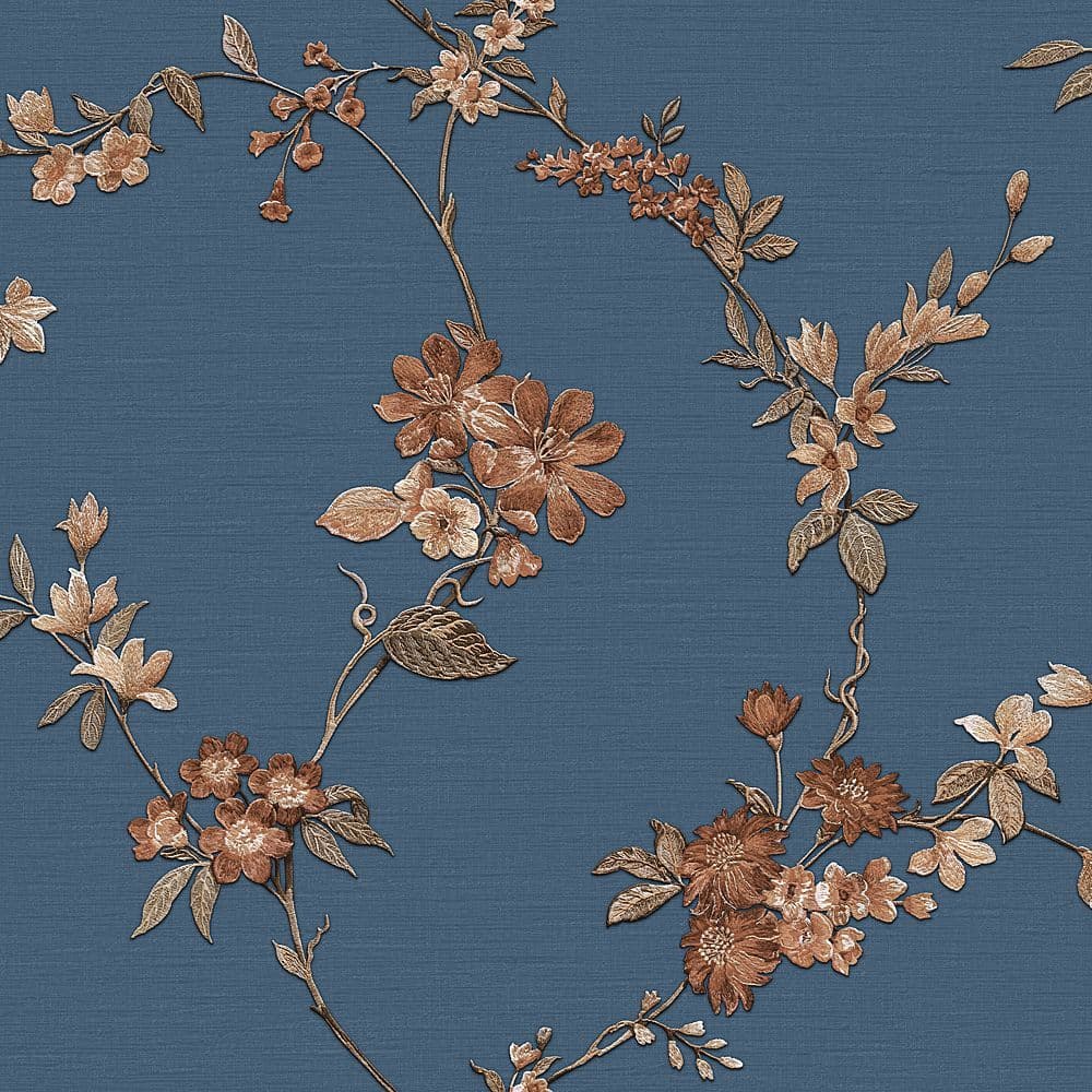 Fabric Touch Flower Wallpaper FT221215 By Design id For Colemans