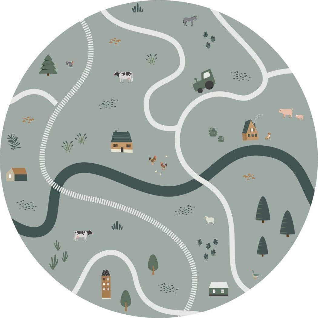 Forest Friends Wall Wonders Self Adhesive Round Sticker 157-159 068 or 157159068 By Esta For Today I