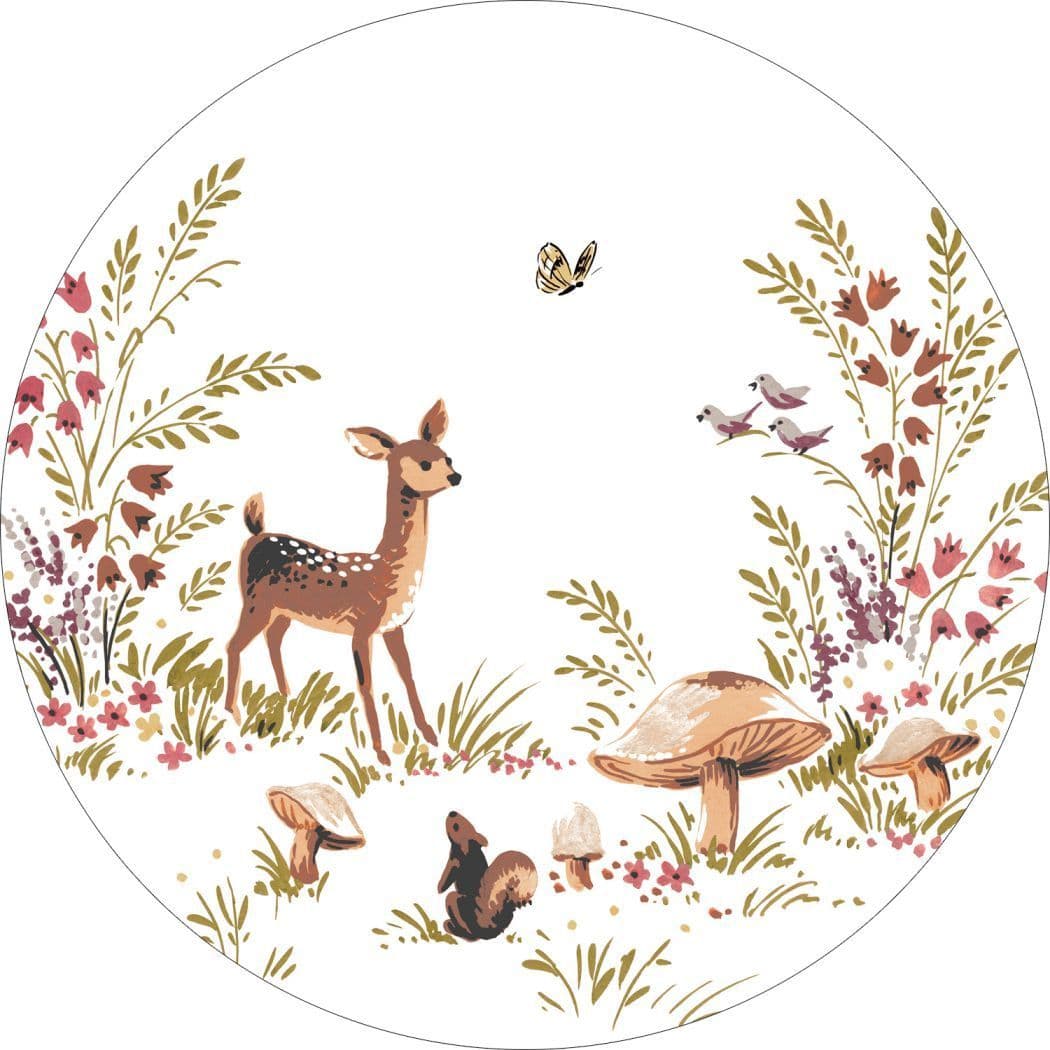 Forest Friends Wall Wonders Self Adhesive Round Sticker 157-159 074 or 157159074 By Esta For Today I