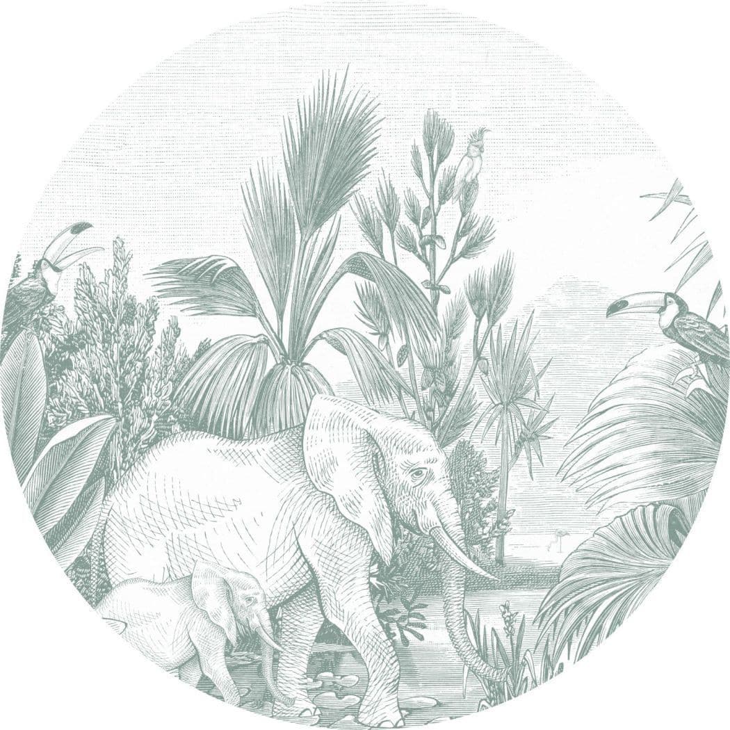 Forest Friends Wall Wonders Self Adhesive Round Sticker 157-159 087 or 157159087 By Esta For Today I