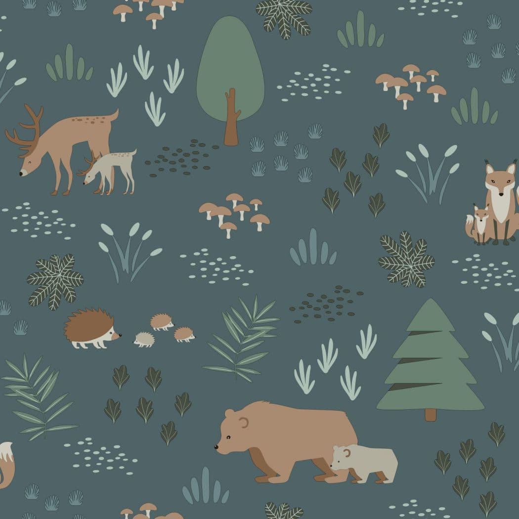 Forest Friends Wallpaper 157-139 248 or 157139248 By Esta For Today Interiors