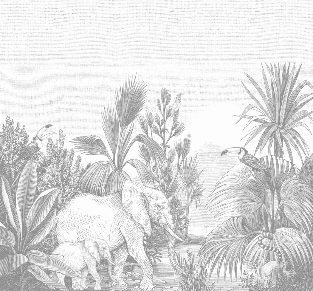 Forest Friends Wallpaper Photowall XL Panel 154-159 061 or 154159061 By Esta For Today Interiors