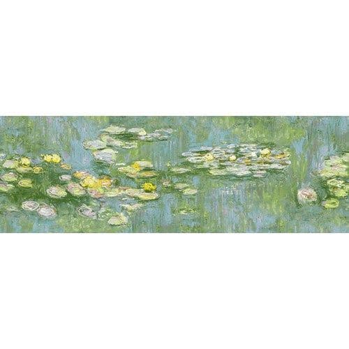 French Impressionist Wallpaper Water Lilies Mural FI71800M By Wallquest Ecochic For Today Interiors