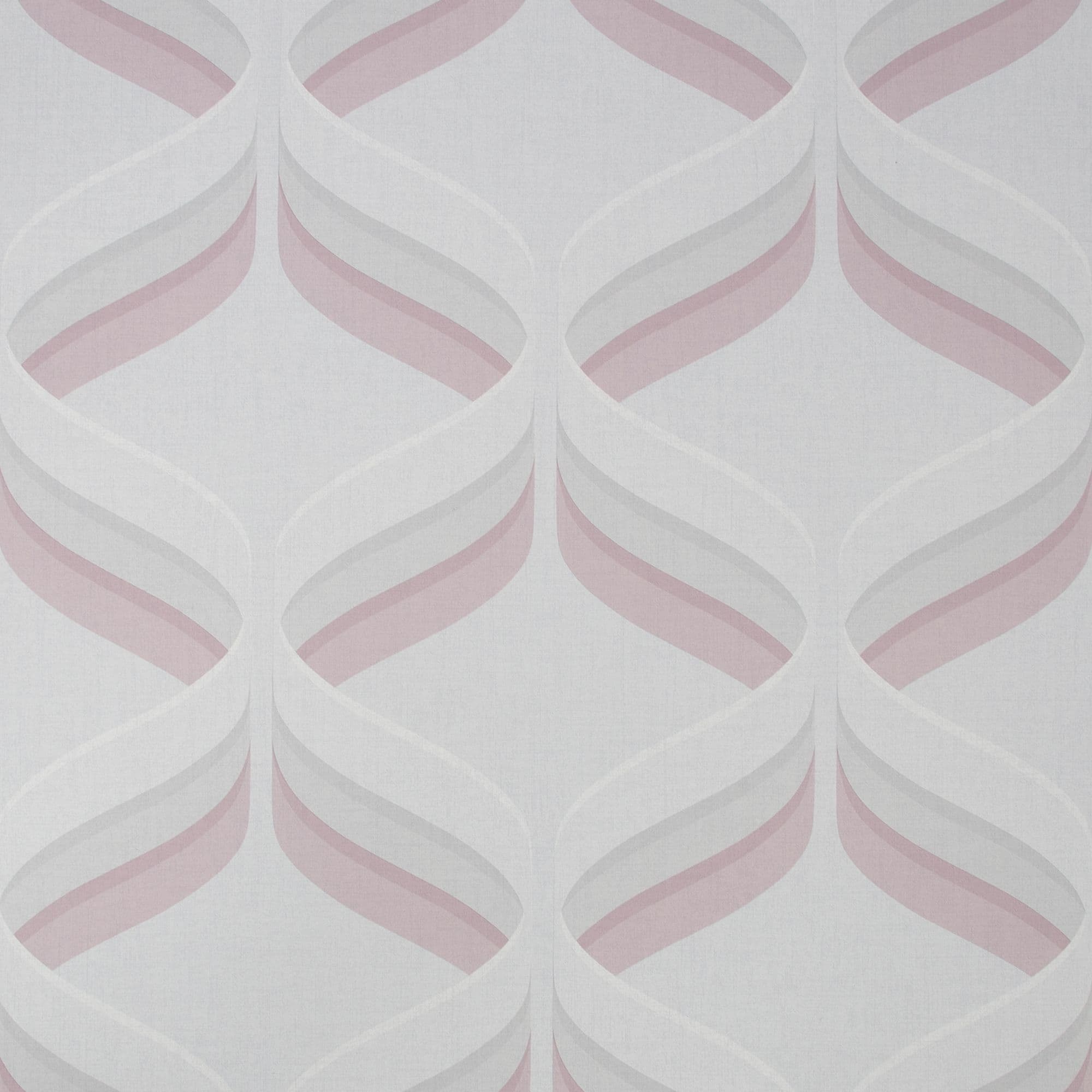 Fresca Retro Ogee Pink Wallpaper 107976 By Fresco Graham & Brown