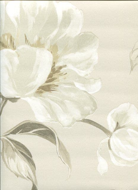 Galleria Peony Garden Ivory Wallpaper 1602/007 By Prestigious Wallcoverings