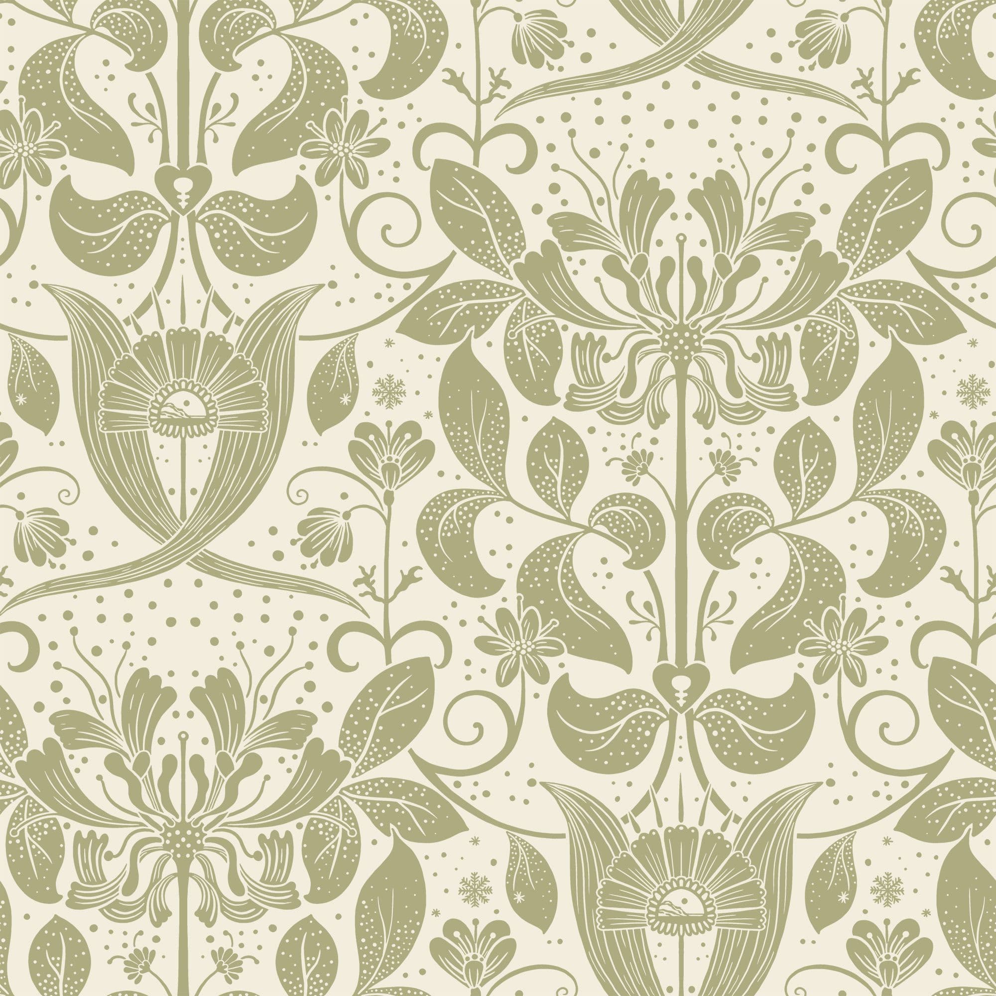 Hjarterum Wallpaper Berit Beige 83127 By Midbec For Galerie