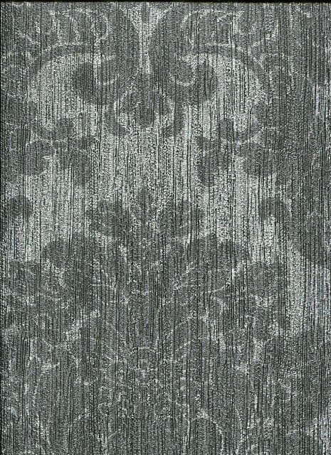 Illusions Foil Damask Silver Wallpaper 294401 By Arthouse For Options