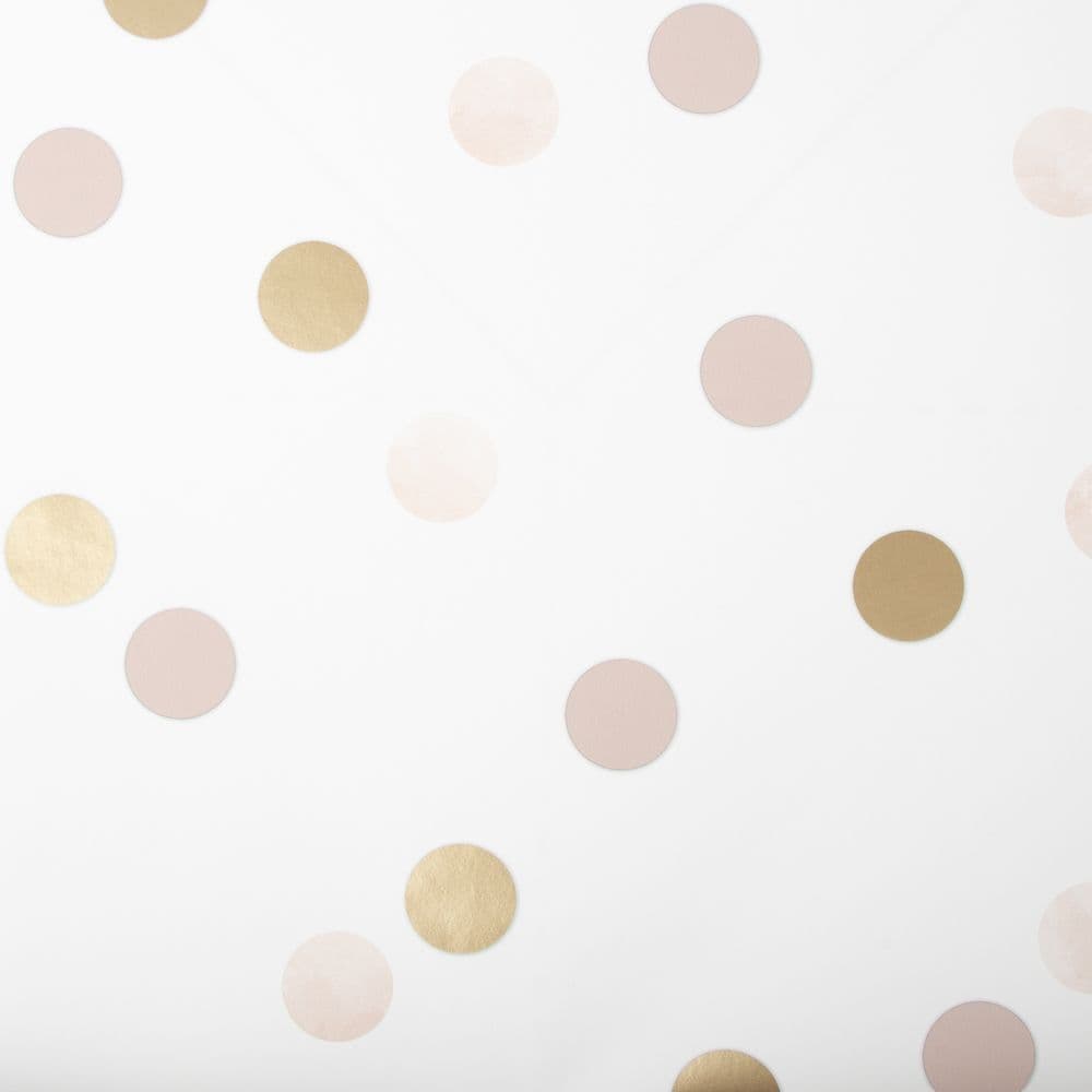 Individual Dotty Polka Pink American Gold Wallpaper 108565 By Graham & Brown