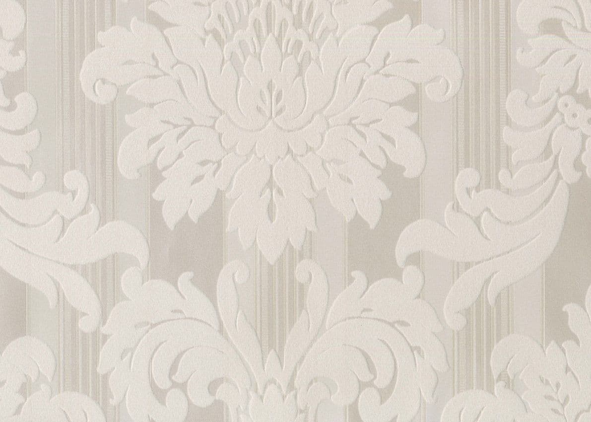 Italian Velour Wallpaper Damasco Andrea Flock 25031 By Sirpi For Colemans